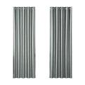 Artiss Blockout Curtains Eyelet 180x213cm Grey Shine, Thermal Insulation, Noise Reduction - SuperSaverAU - view 1