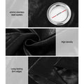 Artiss Blockout Curtains Eyelet 240x230cm Black Shine - Thermal Insulation, Noise Reduction - SuperSaverAU - view 6