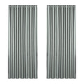 Artiss Blockout Curtains Eyelet 240x230cm Grey Shine, Thermal Insulation, Noise Reduction - SuperSaverAU - view 1