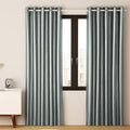 Artiss Blockout Curtains Eyelet 300x230cm Grey Shine - Thermal Insulation, Noise Reduction - SuperSaverAU - view 6