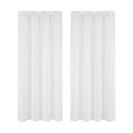 Artiss Blockout Curtains 2X 132x160cm Light Filtering Window Drapes Rod Pocket - SuperSaverAU - view 2