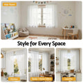 Artiss Blockout Curtains 2X 132x160cm Light Filtering Window Drapes Rod Pocket - SuperSaverAU - view 6