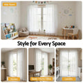 Artiss Blockout Curtains 2X 132x213cm Light Filtering Window Drapes Rod Pocket - SuperSaverAU - view 6