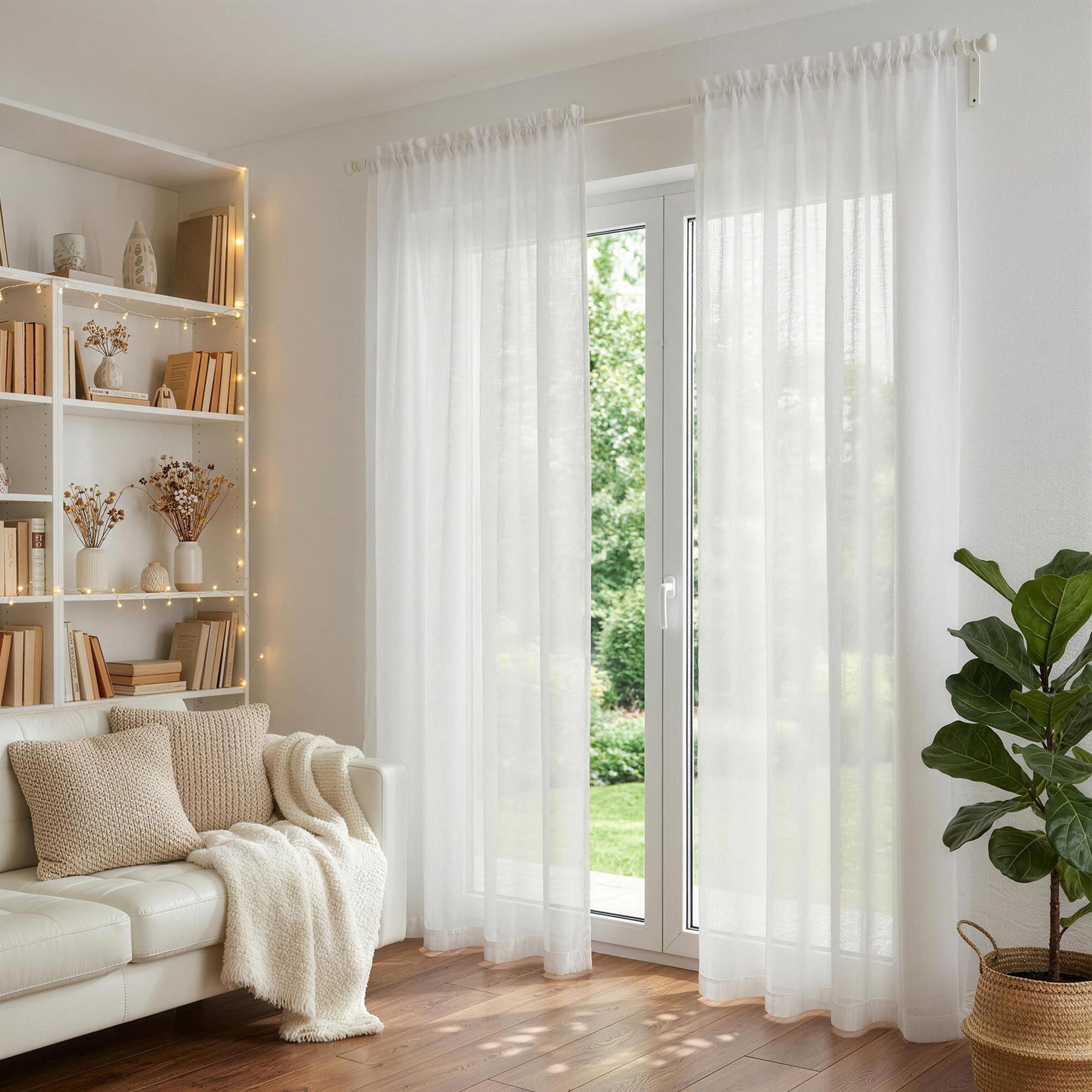 Artiss Blockout Curtains 2X 132x213cm Light Filtering Window Drapes Rod Pocket - SuperSaverAU - view 10