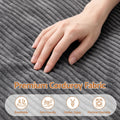 Artiss 3 in 1 Corduroy Bean Bag Chair Cover Grey