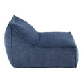 Artiss Corduroy L-Shaped Bean Bag Chair Cover - Blue