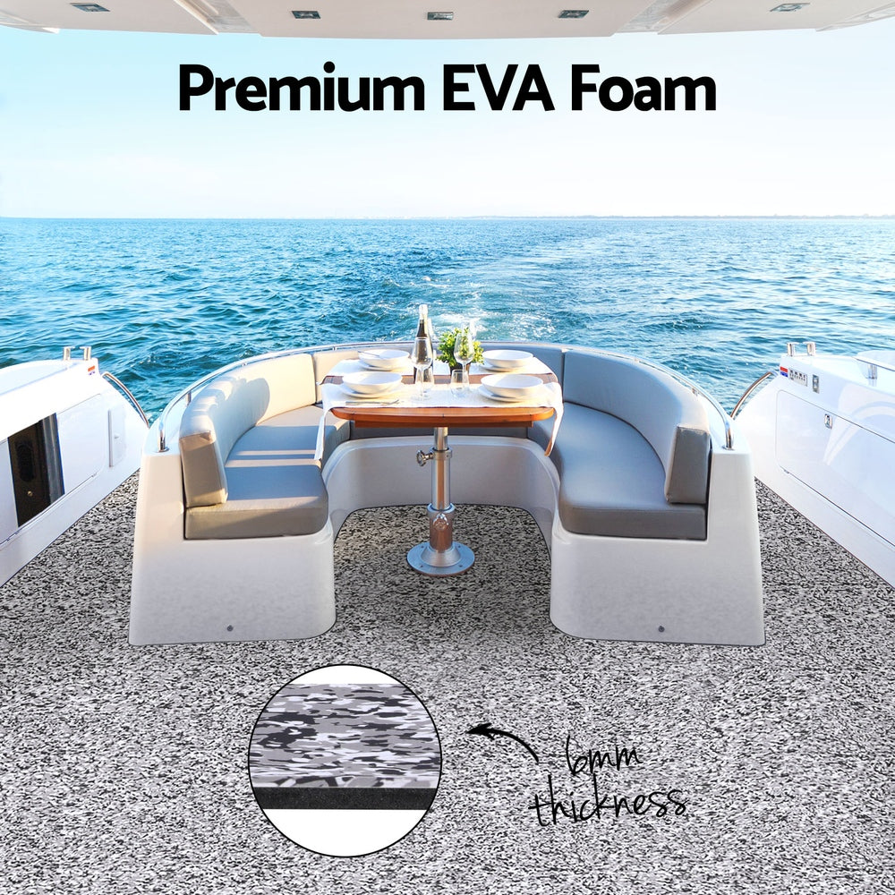 Seamanship EVA Boat Flooring 240x90x0.6cm Camo, Weather-Resistant, Anti-Slip - SuperSaverAU - view 3