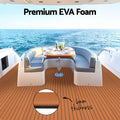 Seamanship EVA Foam Boat Flooring Mat - Dark Brown, 240 x 90cm