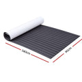 Seamanship EVA Boat Flooring Mat 240x90cm Dark Grey Anti-Slip Weather-Resistant - SuperSaverAU - view 2