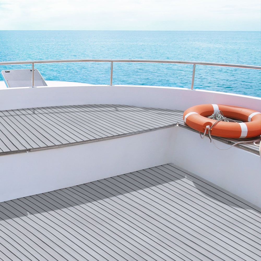 Seamanship EVA Foam Boat Flooring Mat - Light Grey, 240 x 90cm