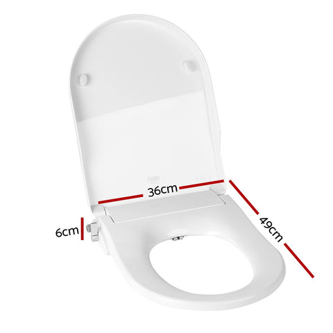 Cefito Non-electric Bidet Toilet Seat Cover 49cm x 36cm, Self-cleaning Nozzles - SuperSaverAU - view 2
