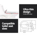 Cefito Non-electric Bidet Toilet Seat Cover 49cm x 36cm, Self-cleaning Nozzles - SuperSaverAU - view 6