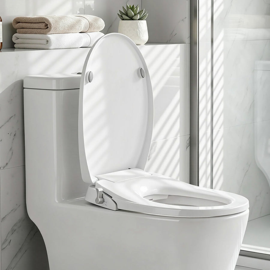 Cefito Non Electric Bidet Toilet Seat O-Shape Dual Nozzle Soft Close WaterMark DIY - SuperSaverAU - view 1