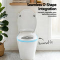 Cefito Non Electric Bidet Toilet Seat O-Shape Dual Nozzle Soft Close WaterMark DIY - SuperSaverAU - view 5