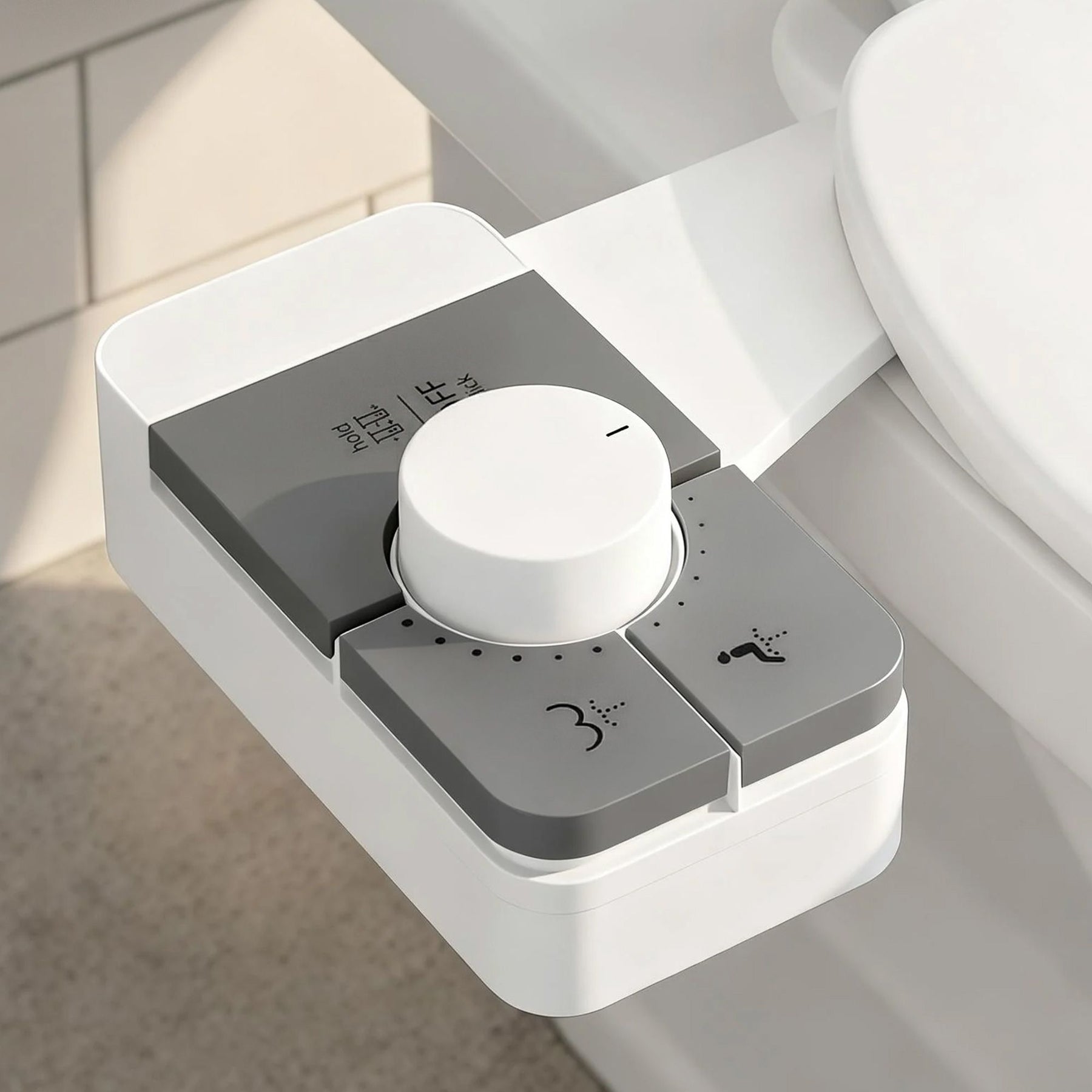 Cefito Non-Electric Ultra-Slim Bidet Attachment Detachable Bidet with Dual Nozzle Frontal & Rear Wash Adjustable Water Pressure Cold Water Toilet Bide - SuperSaverAU - view 1