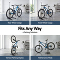 Weisshorn Black 4-in-1 Vertical Bike Stand with Adjustable Height