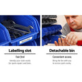 Giantz 30 Storage Bin Rack Wall Mounted - SuperSaverAU - view 4