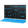 Giantz 54 Storage Bin Rack Wall Mounted Tools - SuperSaverAU - view 1