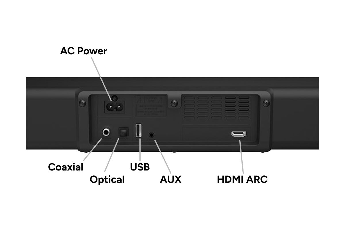 BlueAnt 120W 2.1 Dolby Soundbar with Built-in Subwoofer - XT120 - SuperSaverAU - view 11