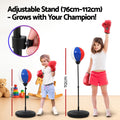 Everfit Kids Punching Bag Stand Set with Gloves, Pump & Adjustable 76-112cm Height