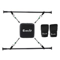 Everfit Doorway Punching Bag Adjustable Apartment Friendly with Boxing Gloves Black - SuperSaverAU - view 1