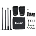 Everfit Doorway Punching Bag Adjustable Apartment Friendly with Boxing Gloves Black - SuperSaverAU - view 3