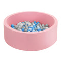 Keezi Kids Ball Pit 90x30cm Pink Foam Play Pool with 200 Balls, EN71 Approved - SuperSaverAU - view 1