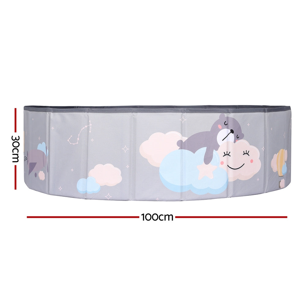 Keezi Kids Ball Pool Pit Toddler Ocean Play Foldable Child Playhouse Storage Bag - SuperSaverAU - view 2
