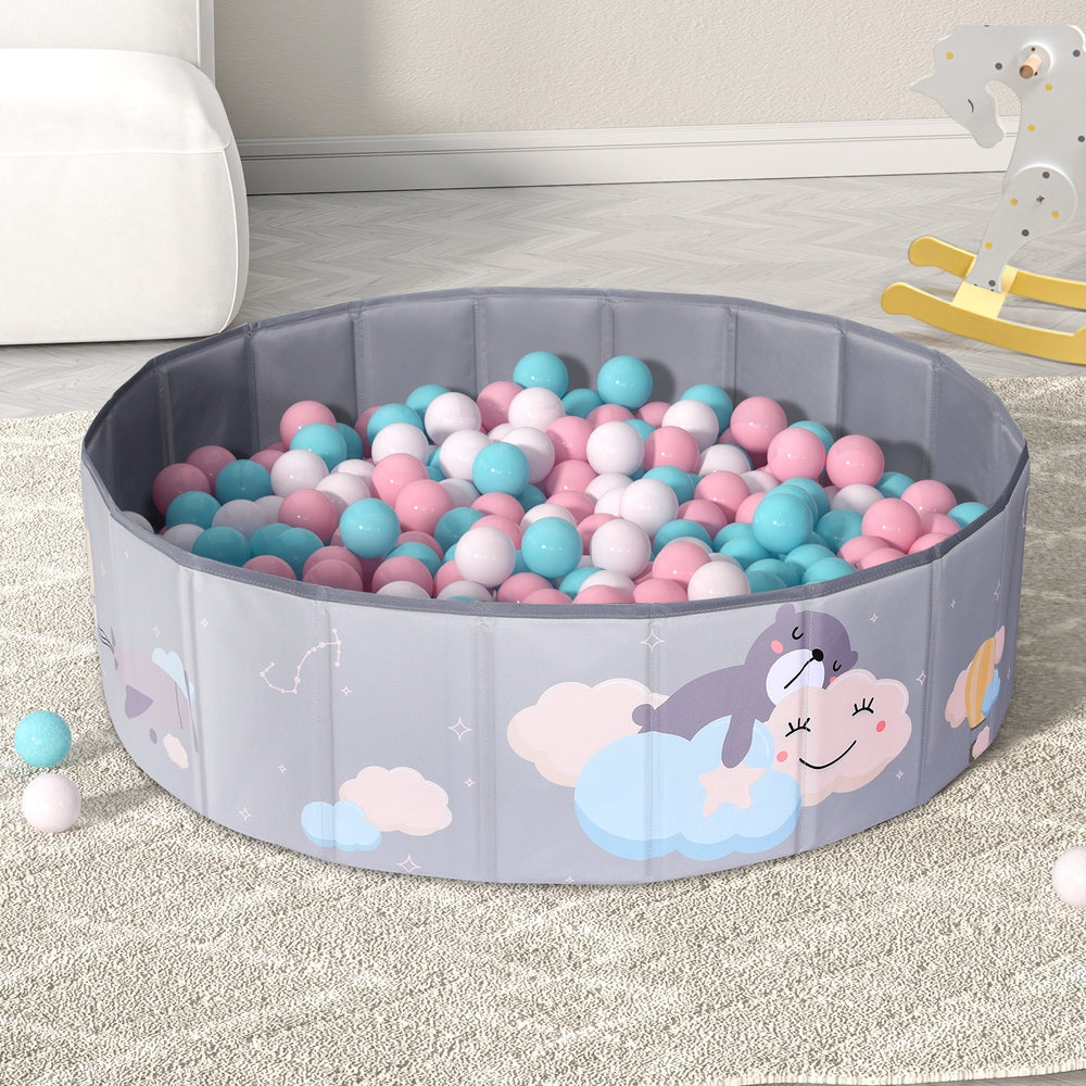 Keezi Kids Ball Pool Pit Toddler Ocean Play Foldable Child Playhouse Storage Bag - SuperSaverAU - view 7