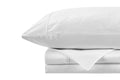 Brosa 100% Sateen Cotton Sheets (White, King)