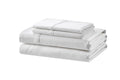 Brosa 100% Sateen Cotton Sheets (White, King)