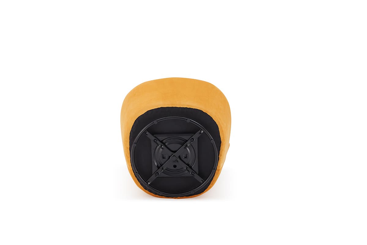 Brosa Ada Swivel Accent Chair (Mustard)