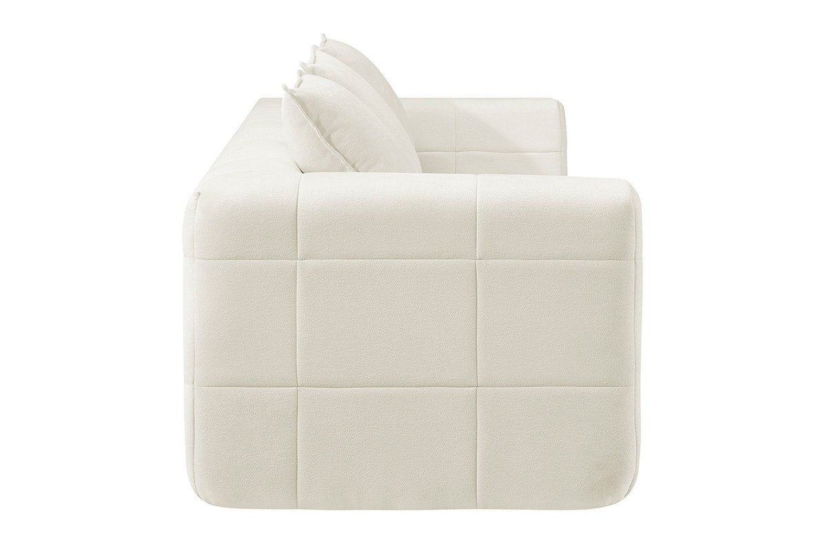 Brosa Cloud 3 Seater Compressed Sofa (Beige)
