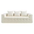 Brosa Cloud 3 Seater Compressed Sofa (Beige)