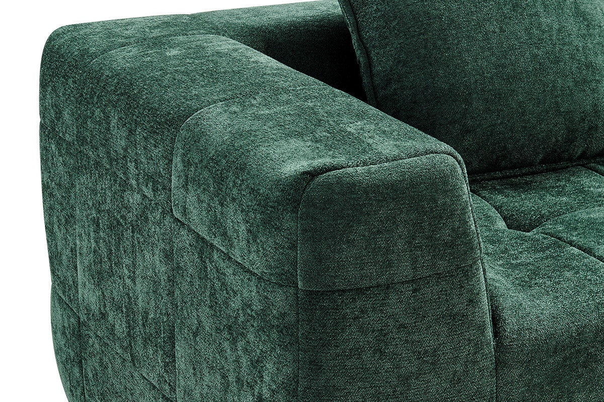 Brosa Cloud 3 Seater Compressed Sofa (Green)