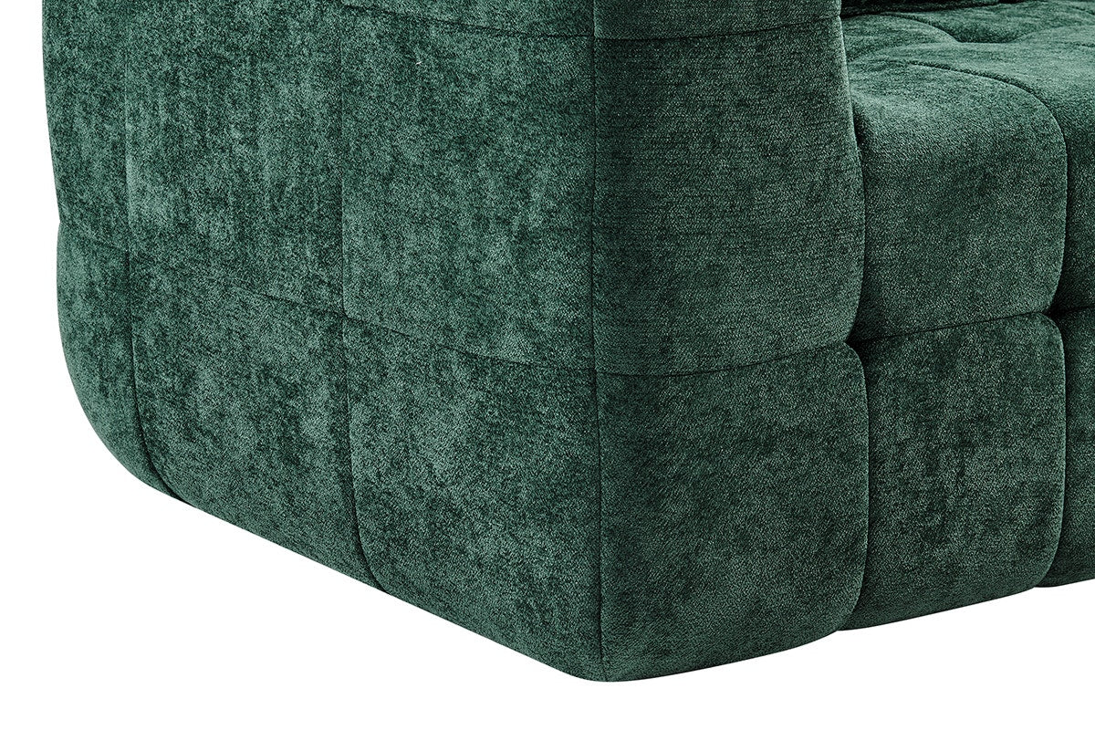 Brosa Cloud 3 Seater Compressed Sofa (Green)