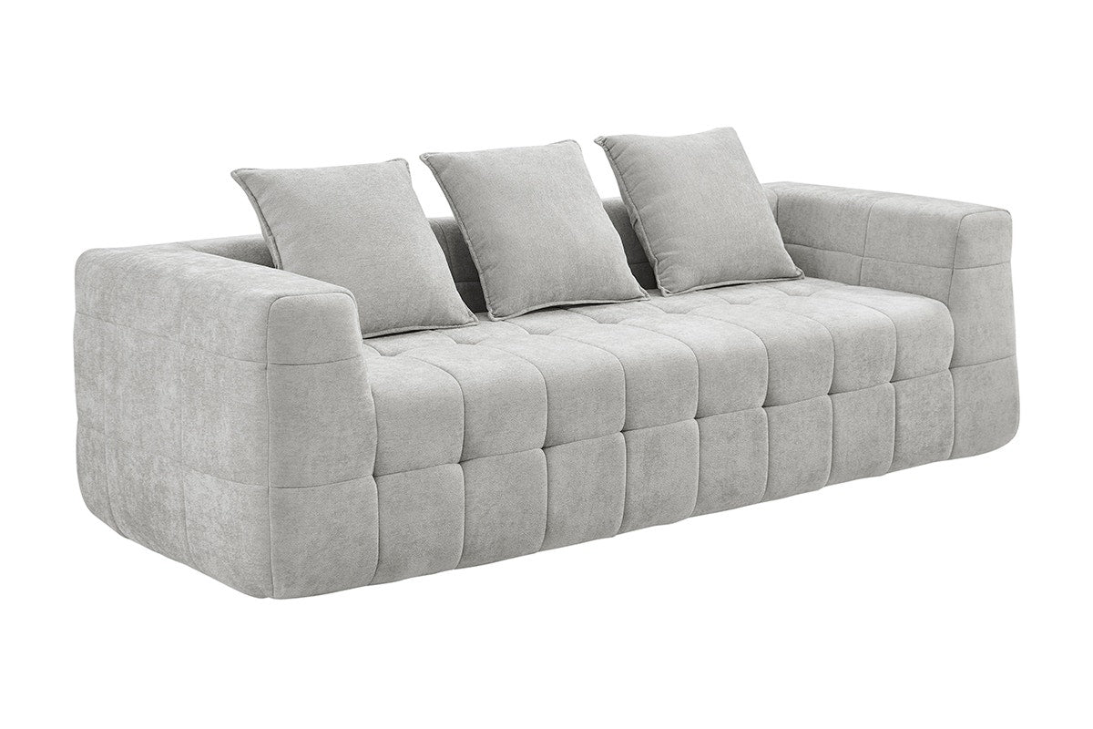 Brosa Cloud 3 Seater Compressed Sofa (Grey)