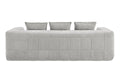 Brosa Cloud 3 Seater Compressed Sofa (Grey)