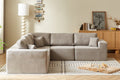 Brosa Formé 4 Seater Compressed Modular Sofa (Grey)