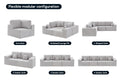 Brosa Formé 4 Seater Compressed Modular Sofa (Grey)