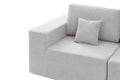 Brosa Formé 4 Seater Compressed Modular Sofa (Grey)