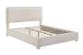 Brosa Havenne Boucle Bed Frame (Cream, Double)