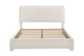 Brosa Havenne Boucle Bed Frame (Cream, Double)