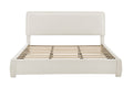 Brosa Havenne Boucle Bed Frame (Cream, King)