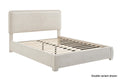 Brosa Havenne Boucle Bed Frame (Cream, Queen)