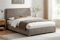 Brosa Havenne Boucle Bed Frame (Grey, Double)