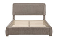 Brosa Havenne Boucle Bed Frame (Grey, Double)