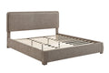 Brosa Havenne Boucle Bed Frame (Grey, King)