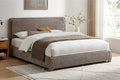 Brosa Havenne Boucle Bed Frame (Grey, King)
