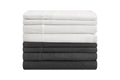Brosa Washed Linen Cotton Bed Sheet Set (Charcoal, King)